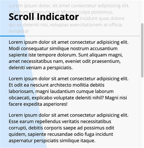 Image result for Indictore Scroll CSS