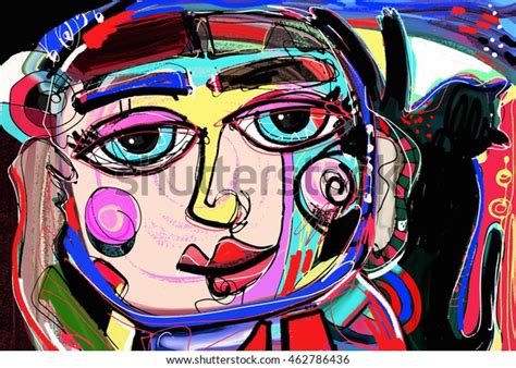 Image result for Digital Abstract Face
