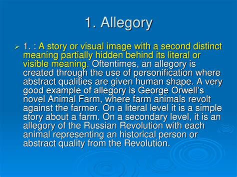 Allegory Meaning에 대한 이미지 결과