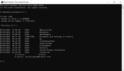 Image result for Windows Show Hidden Files Command Line