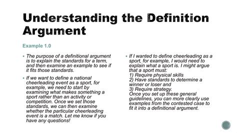 Image result for Definitional Argument Examples