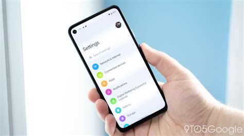 Toradh íomhá ar Android Data Settings