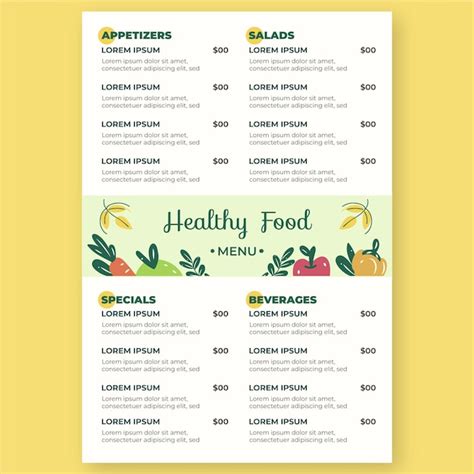 Image result for Free Digital Menu Templates
