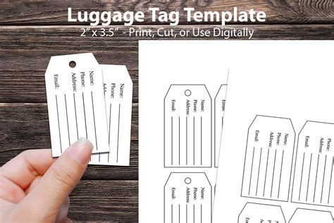 Image result for Baggage Tag Example