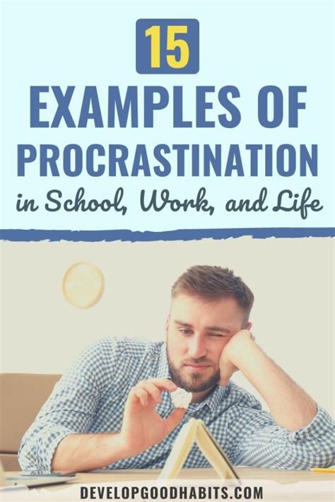 Image result for Examples of Procrastination