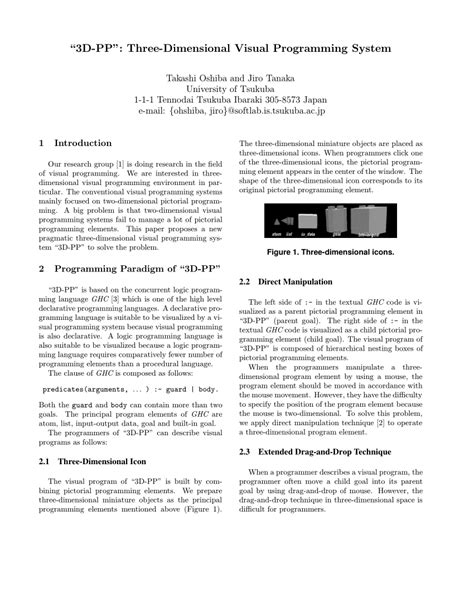 3D Visual Programming に対する画像結果