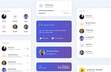 Image result for Personal Card UI