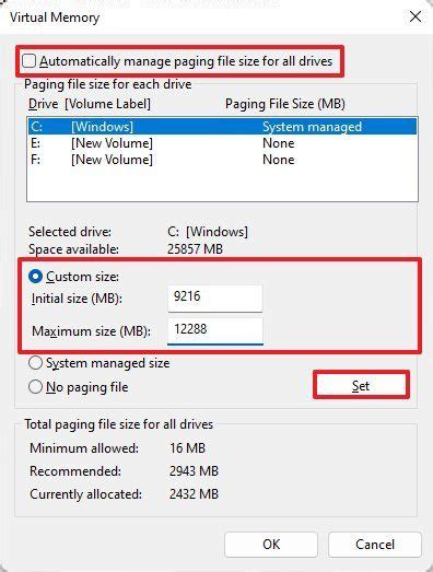 Image result for Virtual RAM Windows 11