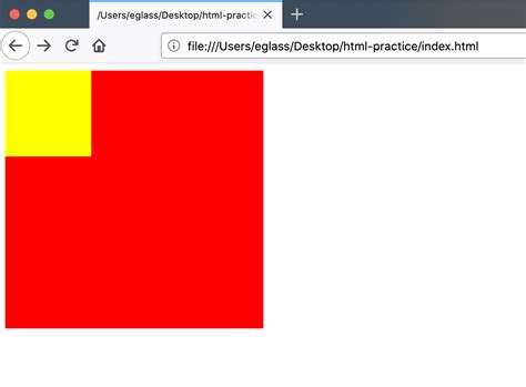 Div HTML/CSS Example に対する画像結果