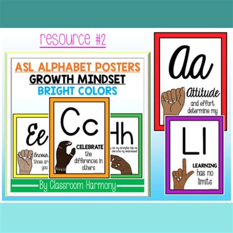 Toradh íomhá ar Color Sign Language Poster