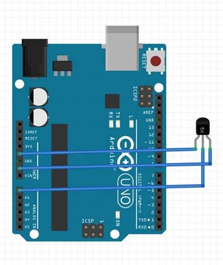 LM35 Sensor Cek Arduino に対する画像結果