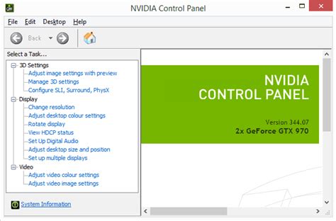 NVIDIA Control Panel Display Settings に対する画像結果