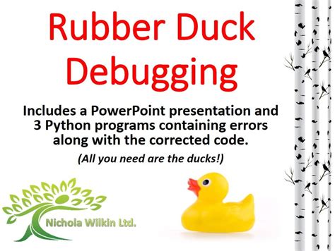 Image result for Rubber Duck Debugging