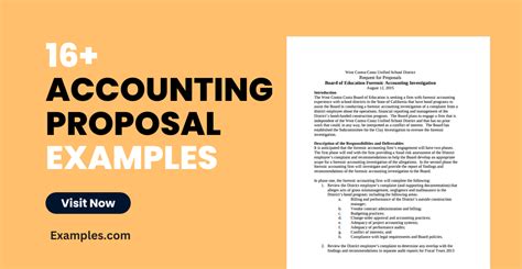 Image result for Accounting Proposal Example