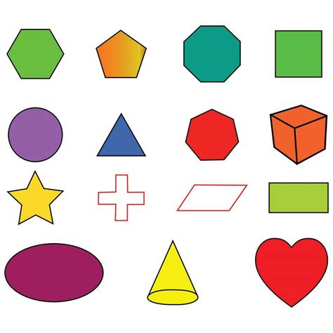 Image result for Geometric Shapes Color