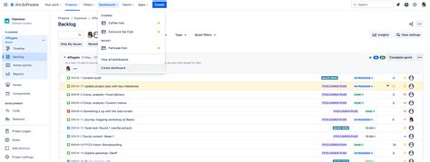 Image result for JIRA Software Dashboard