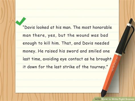 Image result for How to Write a Fight Scene Example