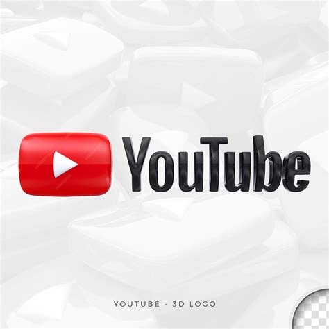Image result for 3D Youube Logo