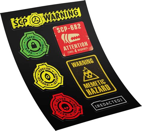 Afbeeldingsresultaten voor SCP Foundation Stickers