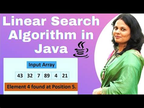 Linear Search Algorithm Java に対する画像結果