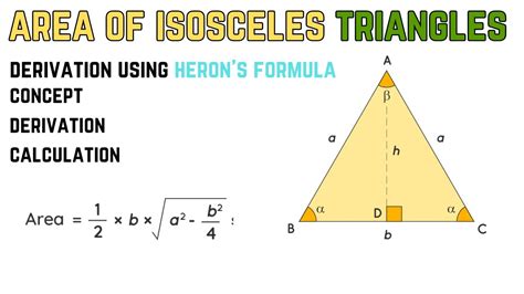 Image result for Isosceles Triangle Formula