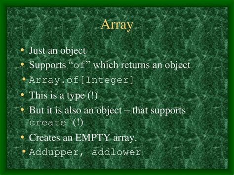 Toradh íomhá ar Array of Integer Objects