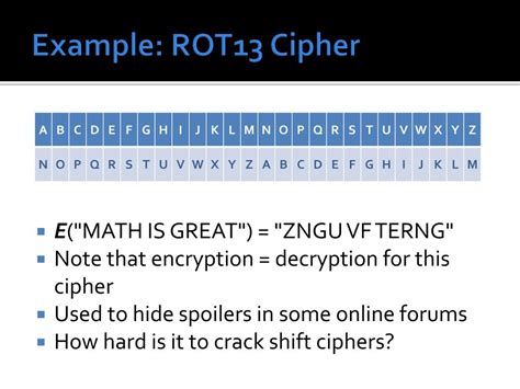Image result for Rot1 Cipher