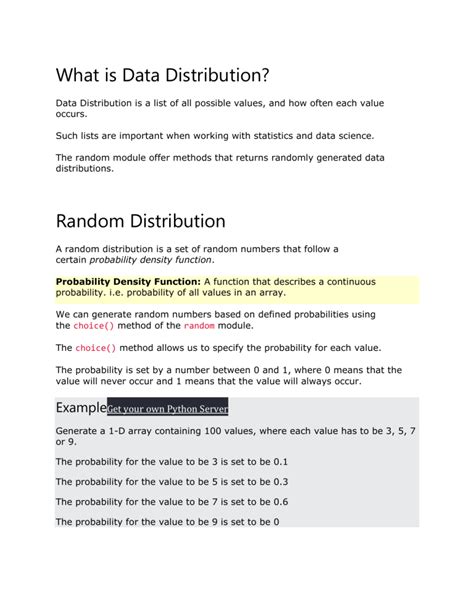 Image result for Random Distribution of Data