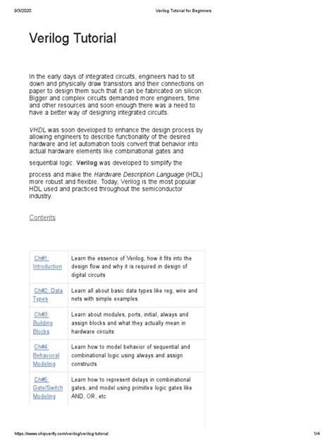 Verilog Tutorial On Verilog Learning に対する画像結果