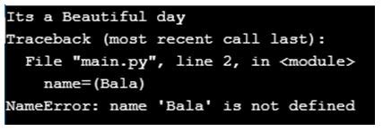 Toradh íomhá ar NameError in Python Due to Scope