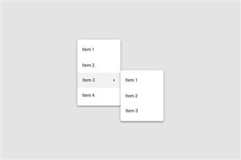 Image result for Nested Menu Design