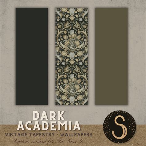 Toradh íomhá ar Sims 4 Dark Wood Wallpaper CC