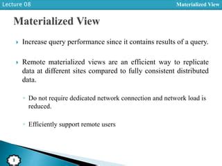 Image result for Query Materialized View