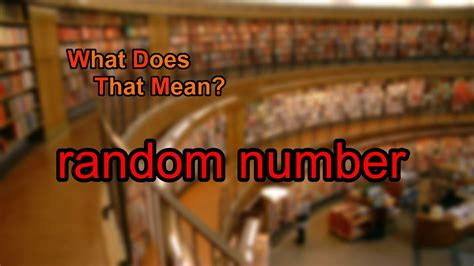 Image result for Random Number Means
