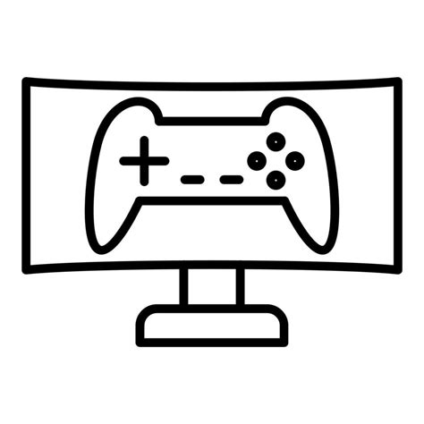 Image result for Computer Game Monitor Vector