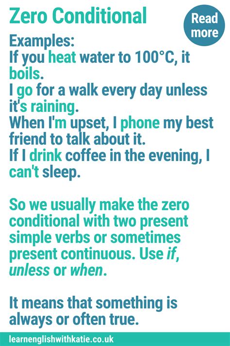 Image result for Example of Zero Conditional Sentences