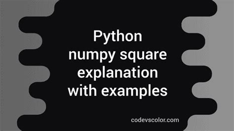 Image result for 2D Square Python