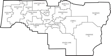 Toradh íomhá ar Multnomah County Oregon Zip Code Map