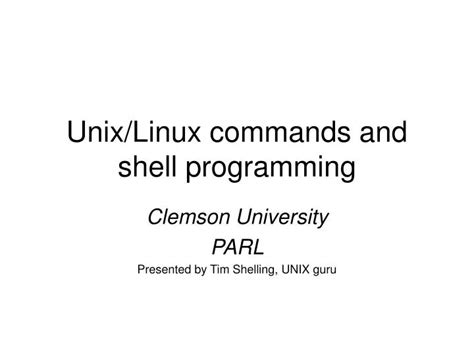 Image result for Unix Shell and Commands