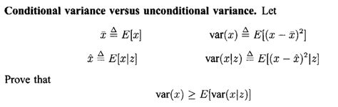 Image result for Equation for Variance in Conditional Distribution
