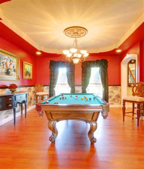 Image result for Home Library with Pool Table