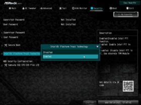 Image result for How to Turn On TPM 2.0 for Intel ASRock