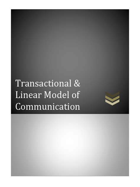 Image result for Linear vs Transactional Communication Model