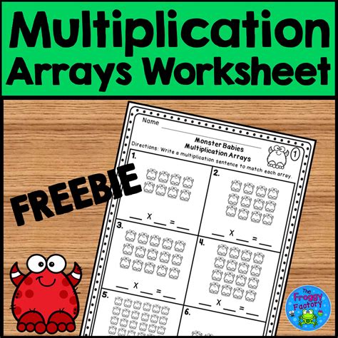 Image result for Multiplication Array Worksheets 3rd Grade
