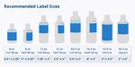 Image result for Bottle Decal Size Chart