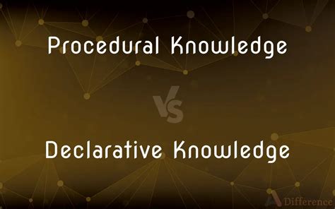 Image result for Declarative and Procedural Knowledge Examples