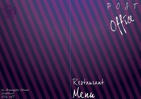 Image result for Empty Front and Back Menu