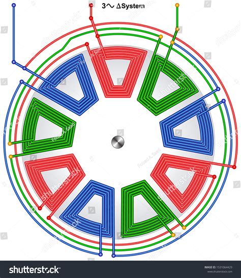 Toradh íomhá ar Delta Connection 3 Phase Motor