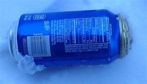 Image result for Soda Can Exploding in Freezer