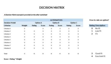 Decision Matrix Example Copy and Paste に対する画像結果